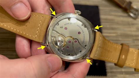 panerai radiomir armband wechseln|How To Change Wire Lug Straps On A Panerai Radiomir.